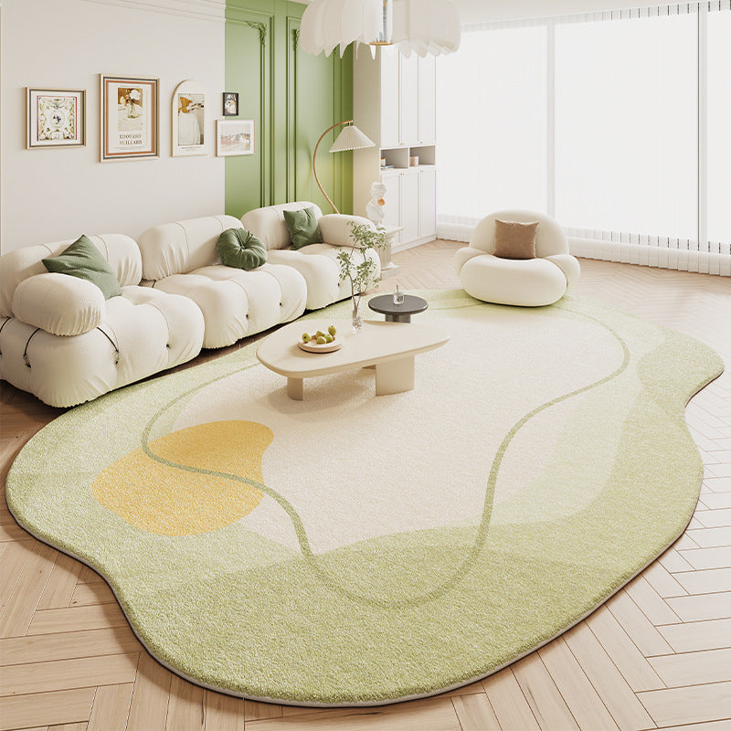 Cashmere-like Carpet Light Luxury Irregular Special-shaped Floor Mat