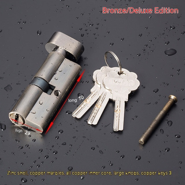 Indoor Door Copper Cylinder 70 Bedroom