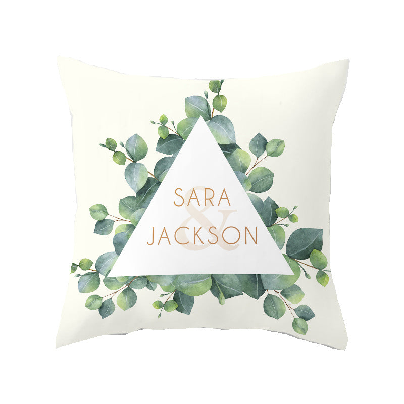 Plant simple cushion cover