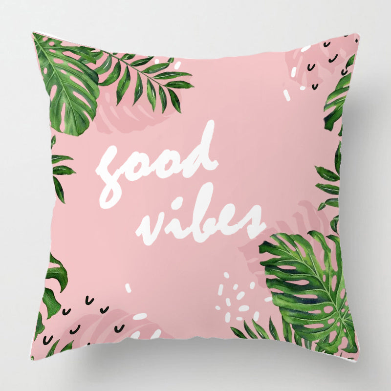 Plant simple cushion cover
