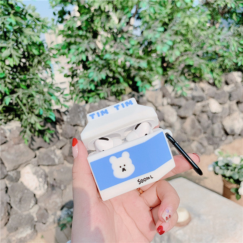Compatible with Apple, Winnie the Cow Box Headphone Case