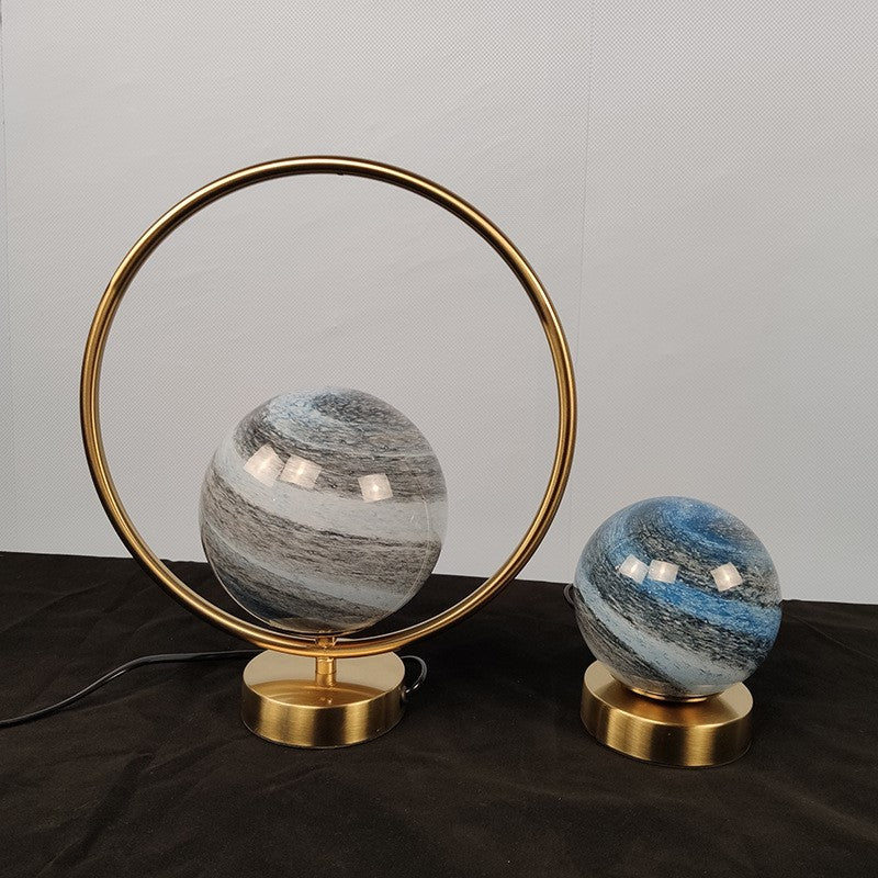 Modern Bedroom Living Room Bedside Wall Lamp Planet Children's Room Creative Planet Chandelier