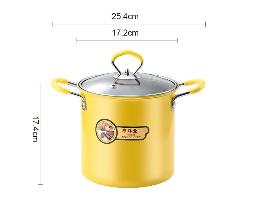 Large Capacity Household Multi-function With Strainer Deep-fried Pot