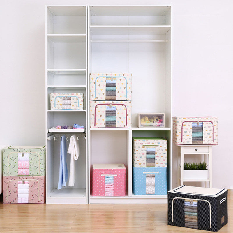 Clothes Quilt Folding Storage Bag Closet Storage Box