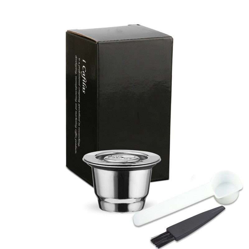 Coffee Oil Capsule Set Stainless Steel Stretch Strainer