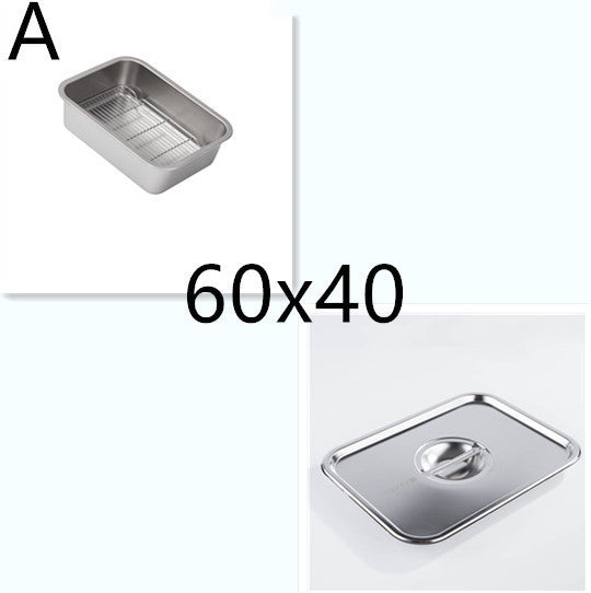 304 Stainless Steel Dish Strainer Frying Basin Draining Vegetable washing basin
