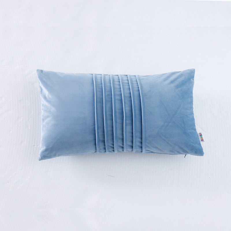 Crepe Organ Hugging Pillow Case Solid Color Holland Velvet Sofa Cushion Pillow