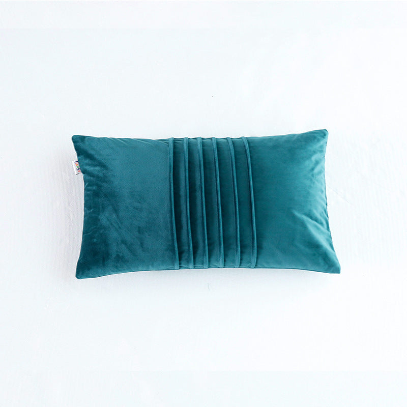 Crepe Organ Hugging Pillow Case Solid Color Holland Velvet Sofa Cushion Pillow