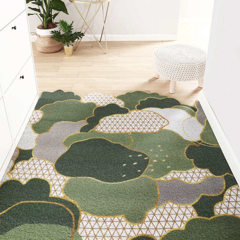 Nordic Style Entrance Door Silk Enclosure Floor Mat Household Door Mat Porch Entrance Door Carpet Entrance Mat Can Be Customized