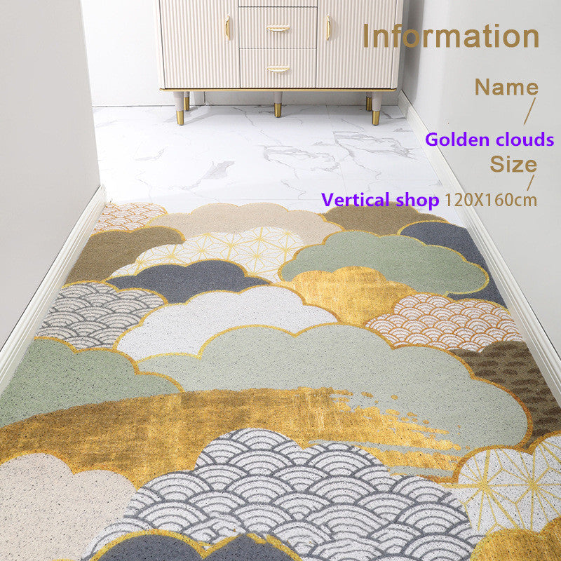 Nordic Style Entrance Door Silk Enclosure Floor Mat Household Door Mat Porch Entrance Door Carpet Entrance Mat Can Be Customized