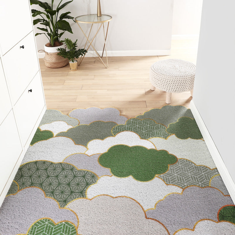 Nordic Style Entrance Door Silk Enclosure Floor Mat Household Door Mat Porch Entrance Door Carpet Entrance Mat Can Be Customized