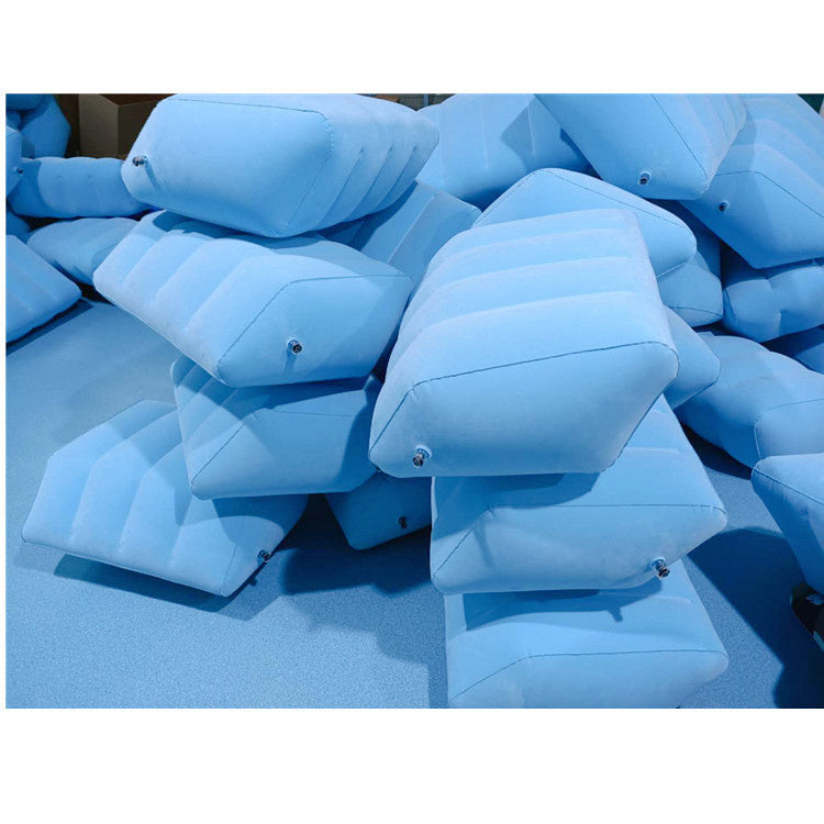 Inflatable Flocking Leg Cushion Portable Parallel Square Leg Cushion
