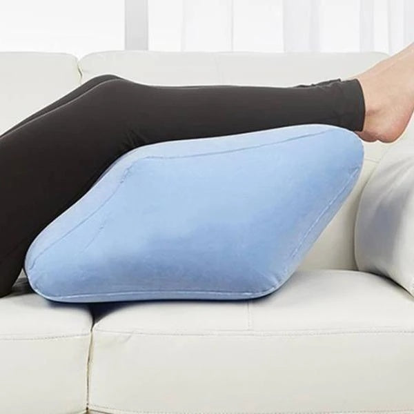 Inflatable Flocking Leg Cushion Portable Parallel Square Leg Cushion