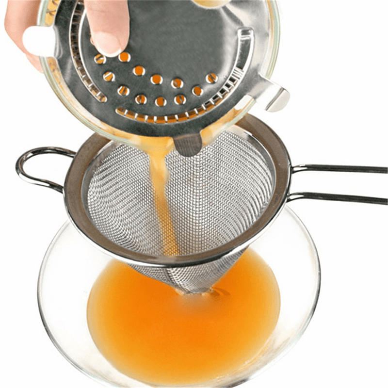 1pc 304 Stainless Steel Conical Cocktail Sieve Great For Removing Bits From Juice Julep Strainer Cocktail Strainer Bar Strainer