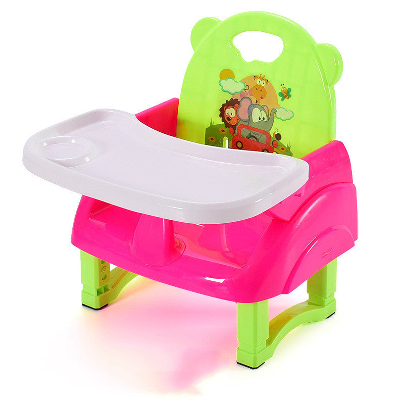 Foldable children's armchair children's dining table