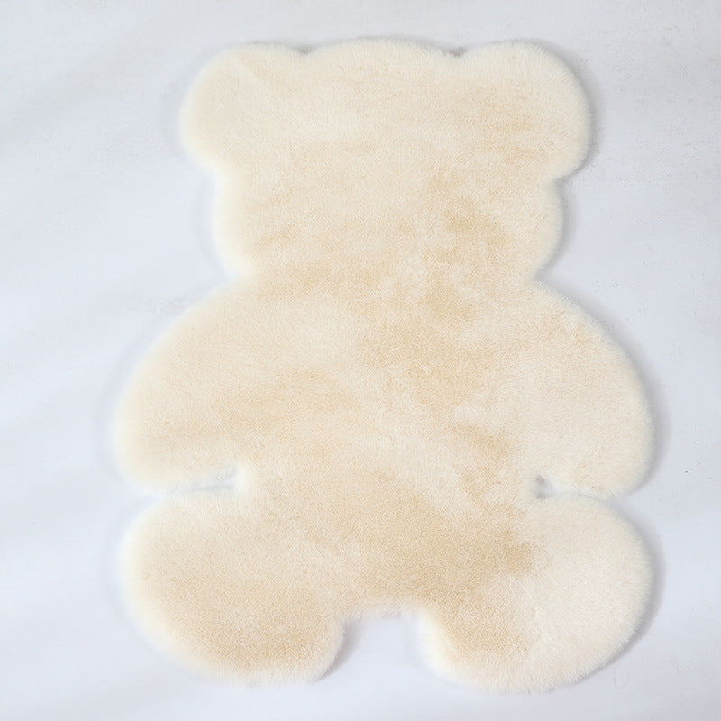 New Product Im Itation Rabbit Fur Cartoon Animal Carpet Floor Mat Door Mat