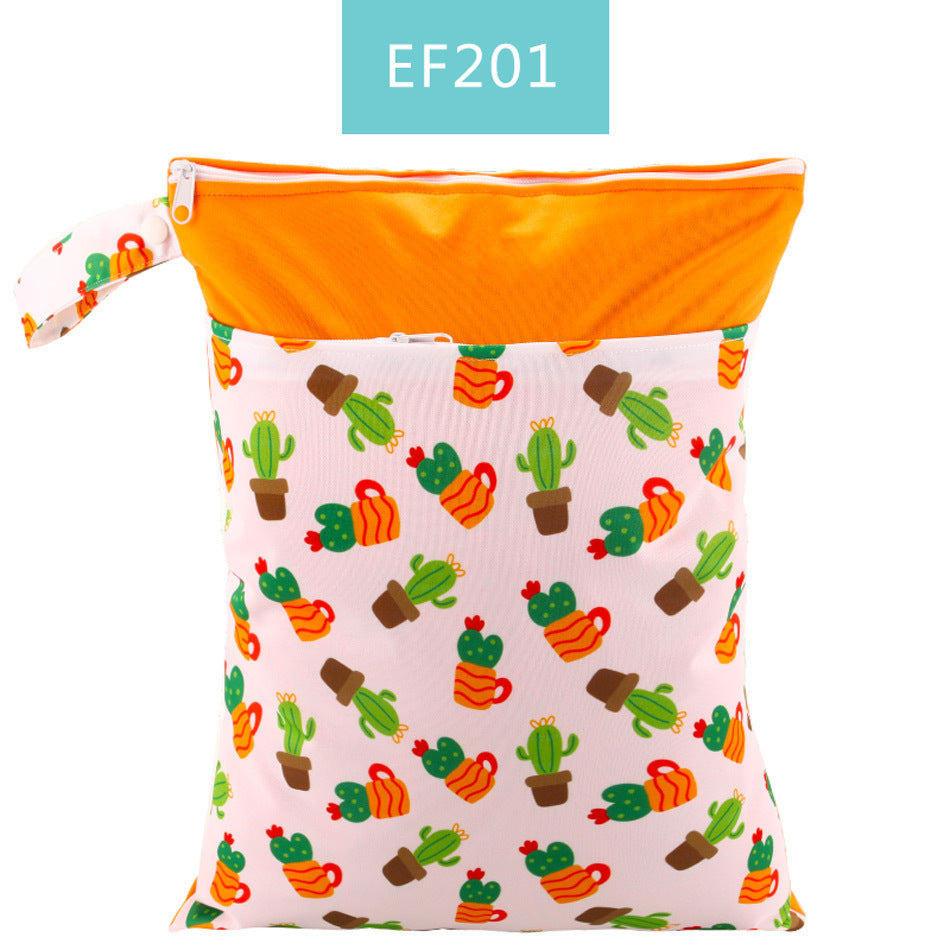 Baby diaper storage bag