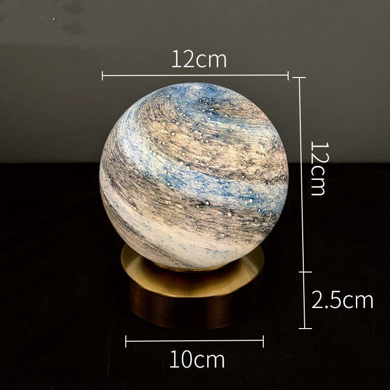 Modern Bedroom Living Room Bedside Wall Lamp Planet Children's Room Creative Planet Chandelier