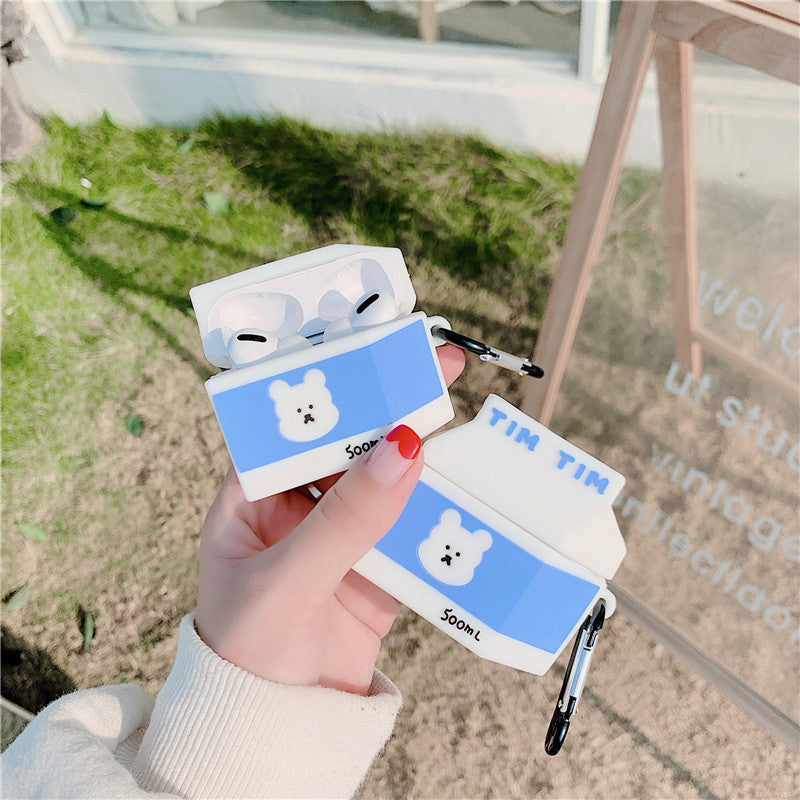 Compatible with Apple, Winnie the Cow Box Headphone Case