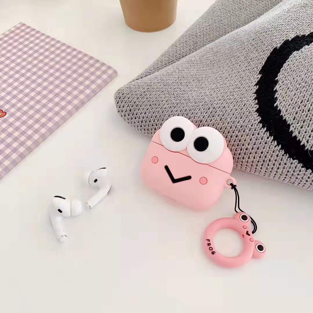 Compatible with Apple, Big Eyed Frog Headphone Case