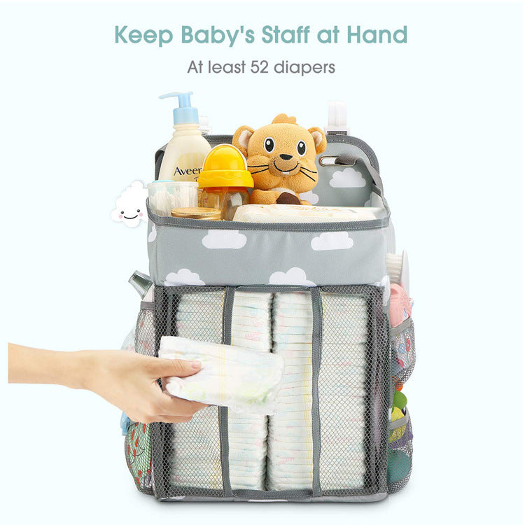Diaper wall storage bag