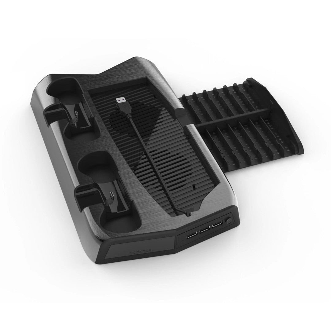 Multifunctional charging cooling fan base
