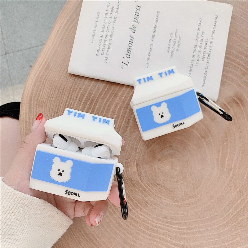 Compatible with Apple, Winnie the Cow Box Headphone Case