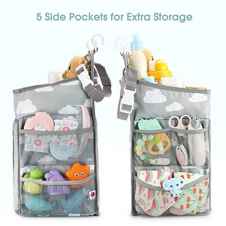 Diaper wall storage bag
