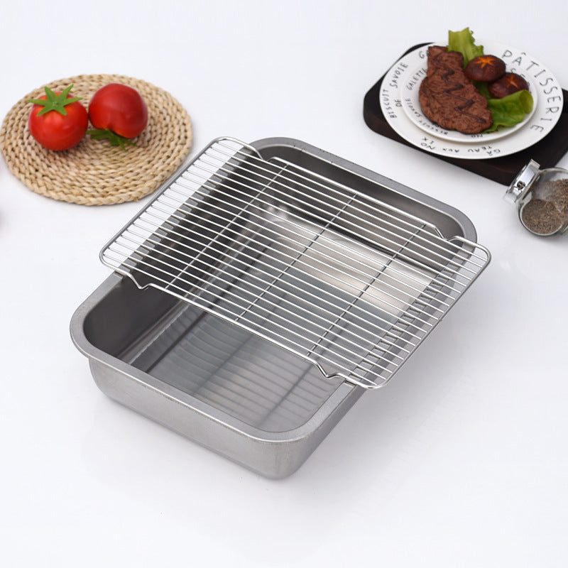 304 Stainless Steel Dish Strainer Frying Basin Draining Vegetable washing basin