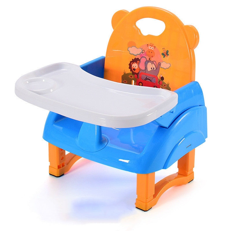 Foldable children's armchair children's dining table