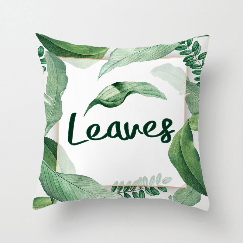 Plant simple cushion cover