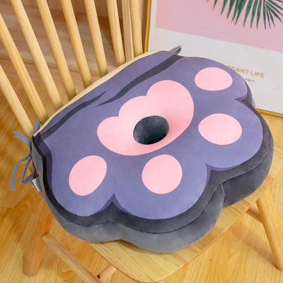 Cute Cat Paw Cushion Floor Office Chair Cushion
