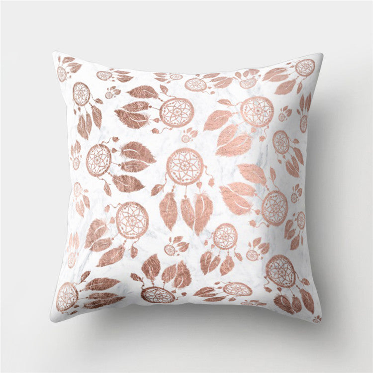 Leather Velvet Pillowcase Sofa Cushion Cover