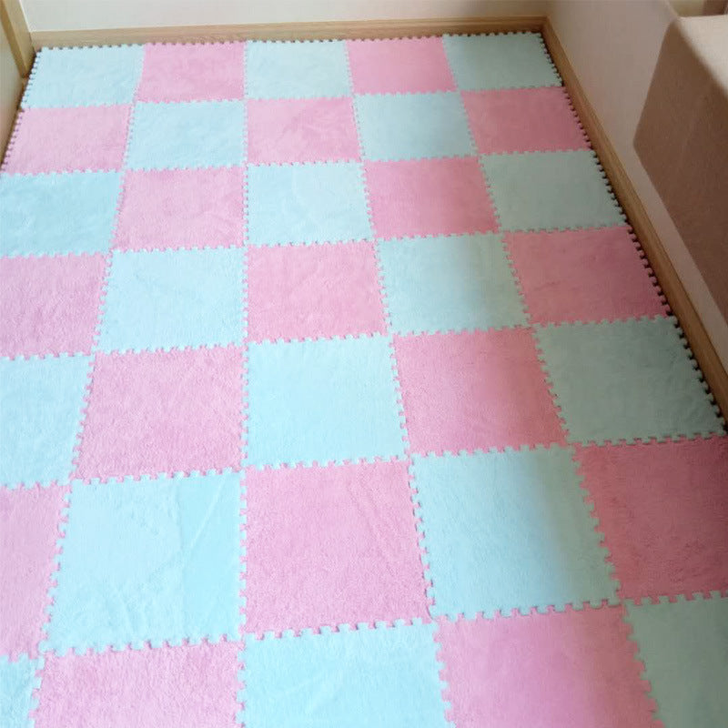Plush Carpet Bedroom Girly Style Room Bedside Princess Stain-resistant Easy To Care Whole Shop Mosaic Foam Floor Mat