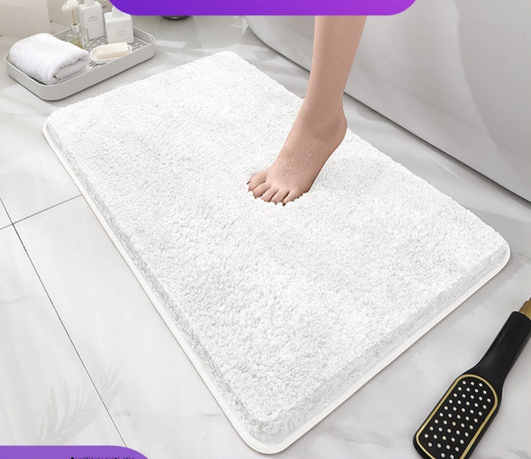 Thickened Anti Slip Floor Mat For Plush Bathroom