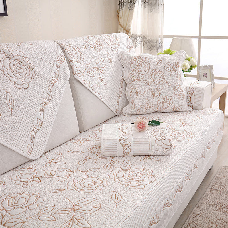 European style washed cotton sofa cushion