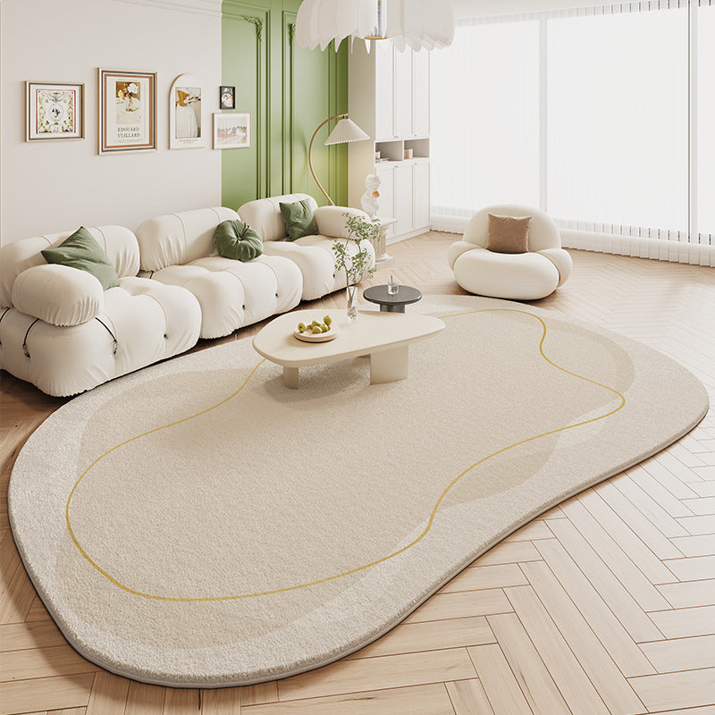Cashmere-like Carpet Light Luxury Irregular Special-shaped Floor Mat