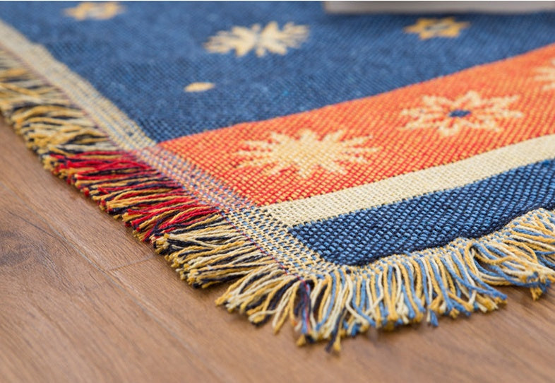 Apollo Style Sofa Blanket Knitted Cotton Thread Blanket Simple Sofa Cover Cover Thread Blanket