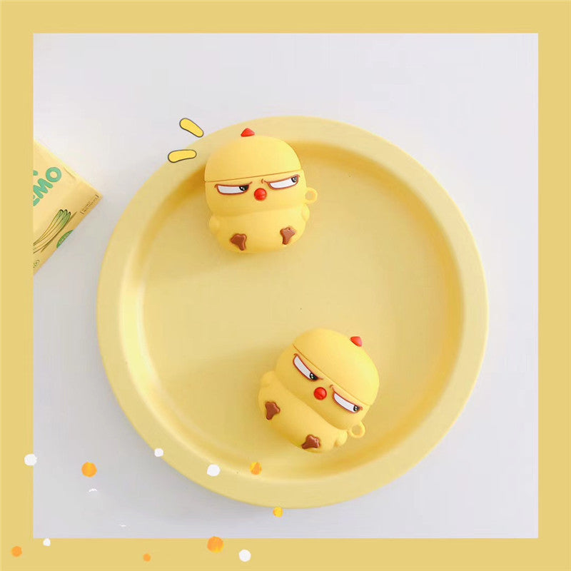 Compatible with Apple, Cute haughty chicken headphone set
