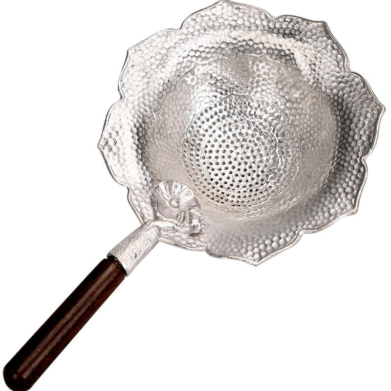 Creative Tea Strainer Tin Tea Funnel Pure Tin Tea Set