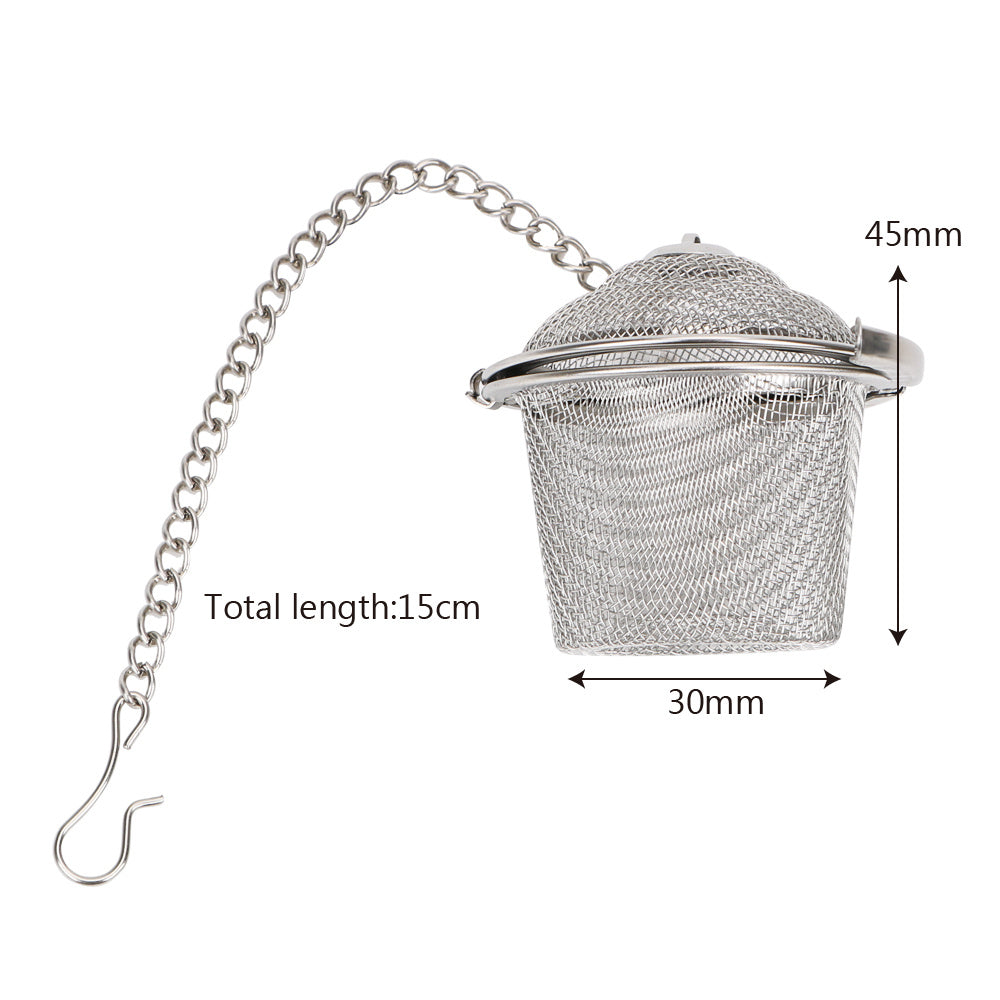 Stainless steel tea strainer