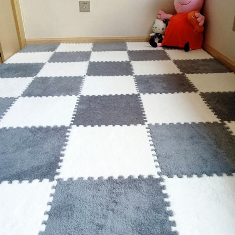 Plush Carpet Bedroom Girly Style Room Bedside Princess Stain-resistant Easy To Care Whole Shop Mosaic Foam Floor Mat
