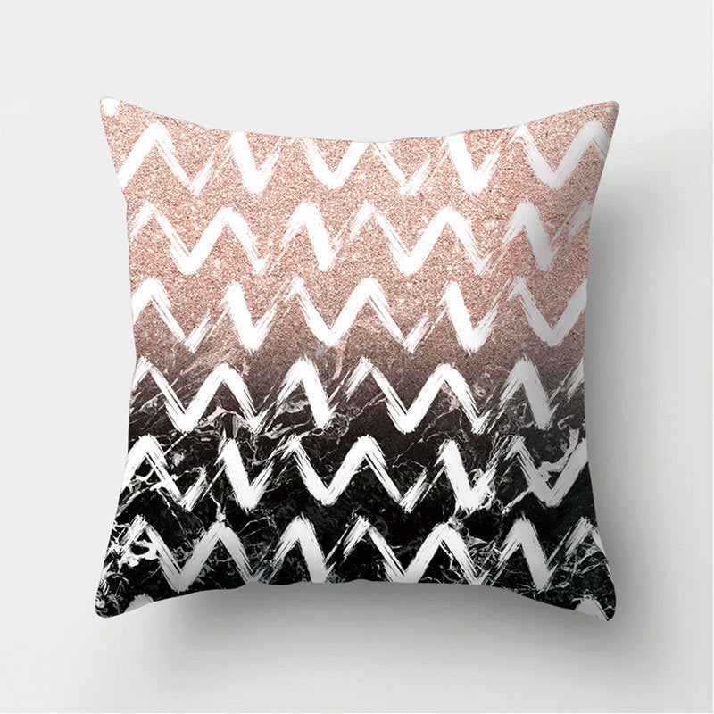 Leather Velvet Pillowcase Sofa Cushion Cover