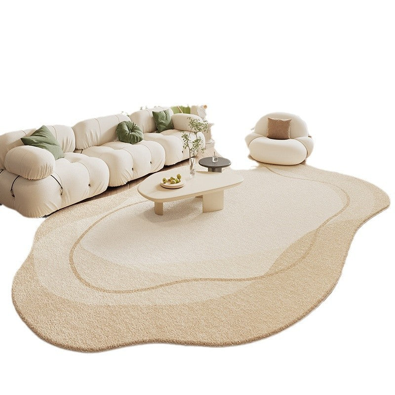 Cashmere-like Carpet Light Luxury Irregular Special-shaped Floor Mat