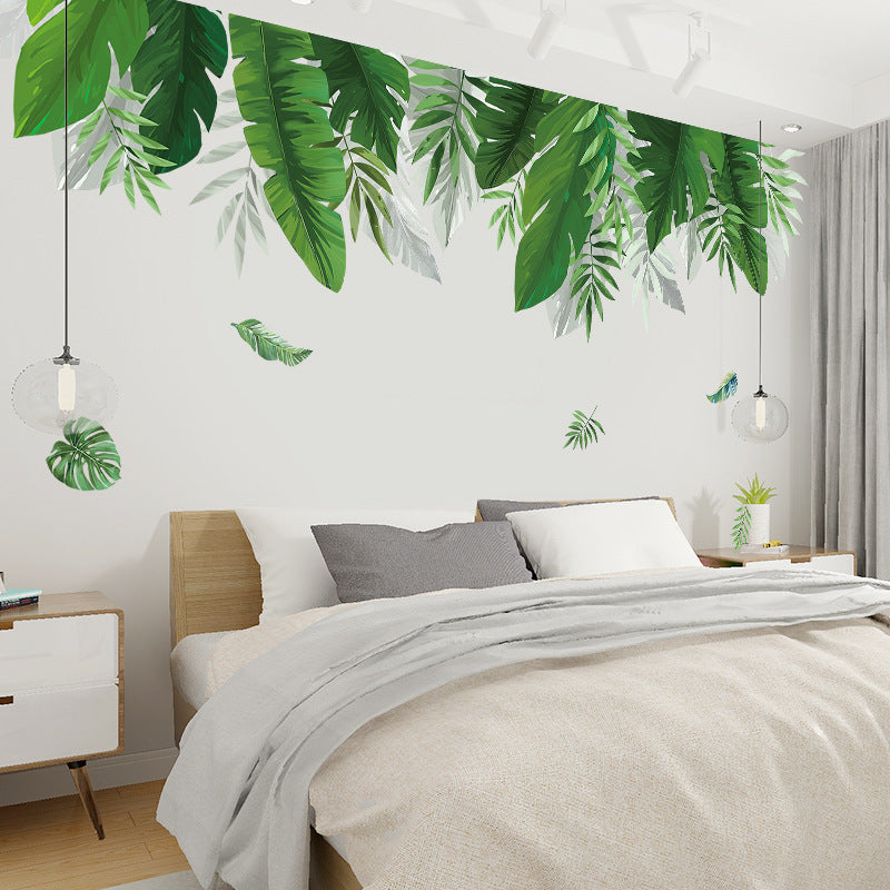 Wall Stickers Nordic Green Plants Ins Wind
