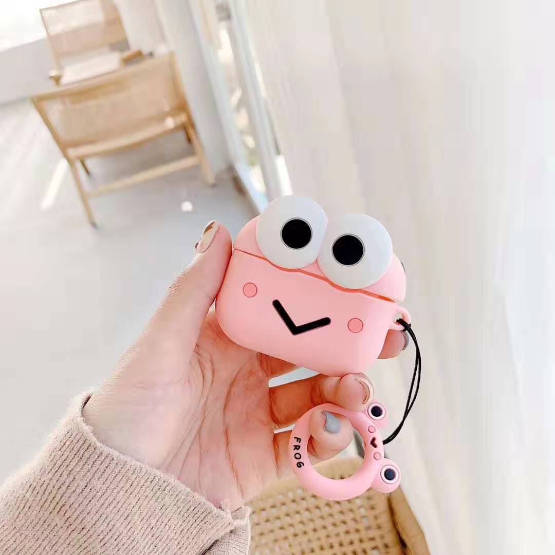 Compatible with Apple, Big Eyed Frog Headphone Case