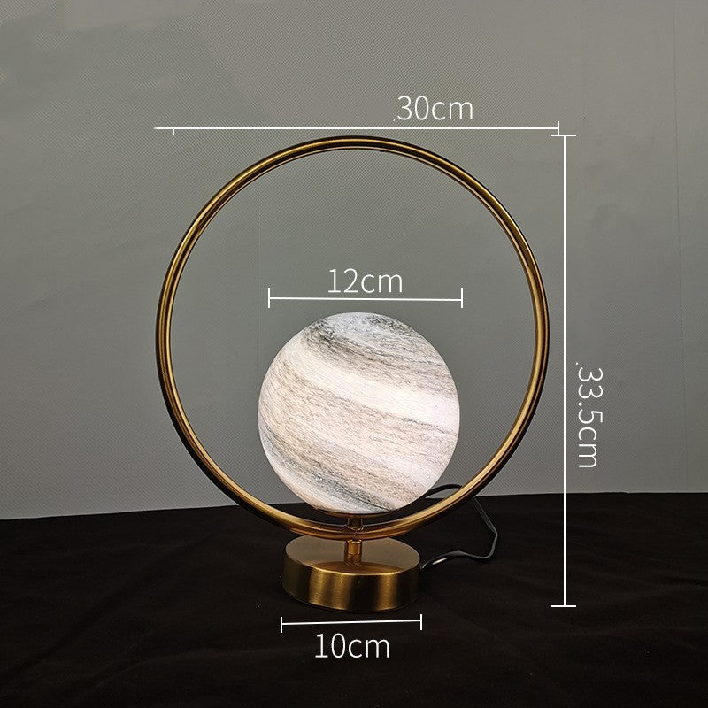 Modern Bedroom Living Room Bedside Wall Lamp Planet Children's Room Creative Planet Chandelier