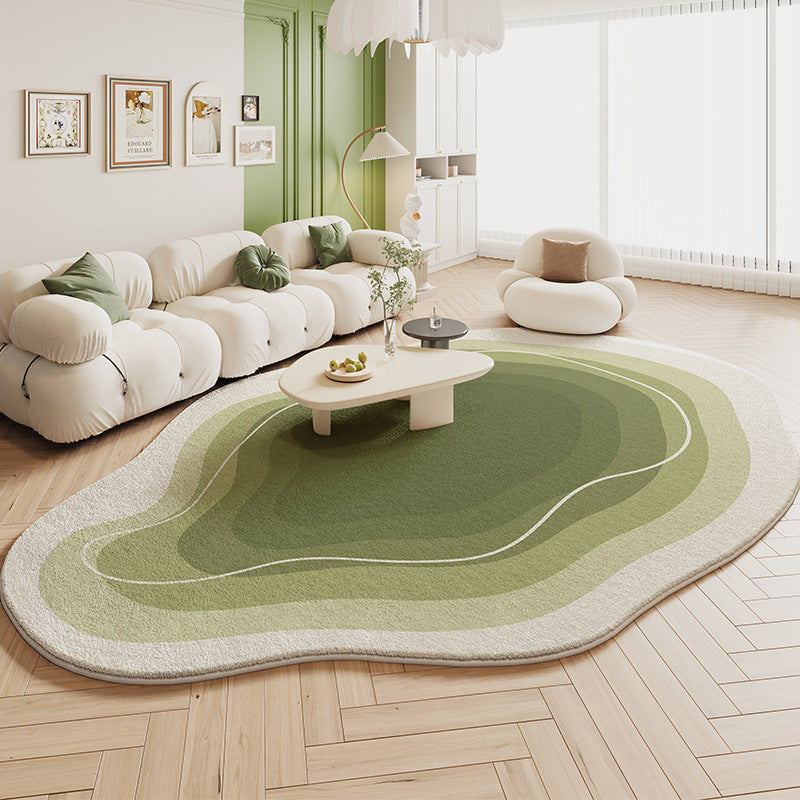 Cashmere-like Carpet Light Luxury Irregular Special-shaped Floor Mat