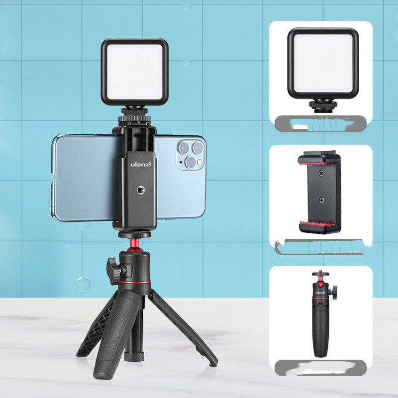 Compatible with Apple, Mini tabletop extension pole tripod