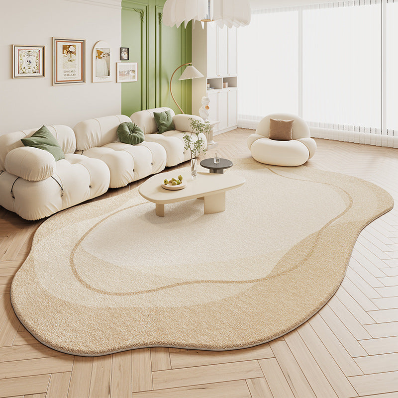 Cashmere-like Carpet Light Luxury Irregular Special-shaped Floor Mat